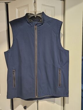 Jim Nantz By VINEYARD VINES Soft Shell Vest Outdoor Lightweight Wear Like New
